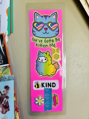 kitty cat bookmark