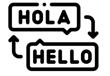 hello hola sign