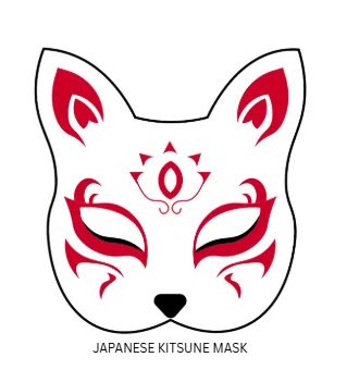 Japanese fox mask