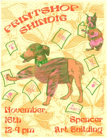 Williams College printmaking poster